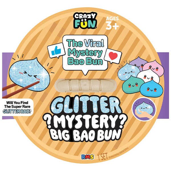 Late Aug Pre order - Crazy Fun Official RMS Big Mystery 7" Bao Bun–Rare Glitter Chase