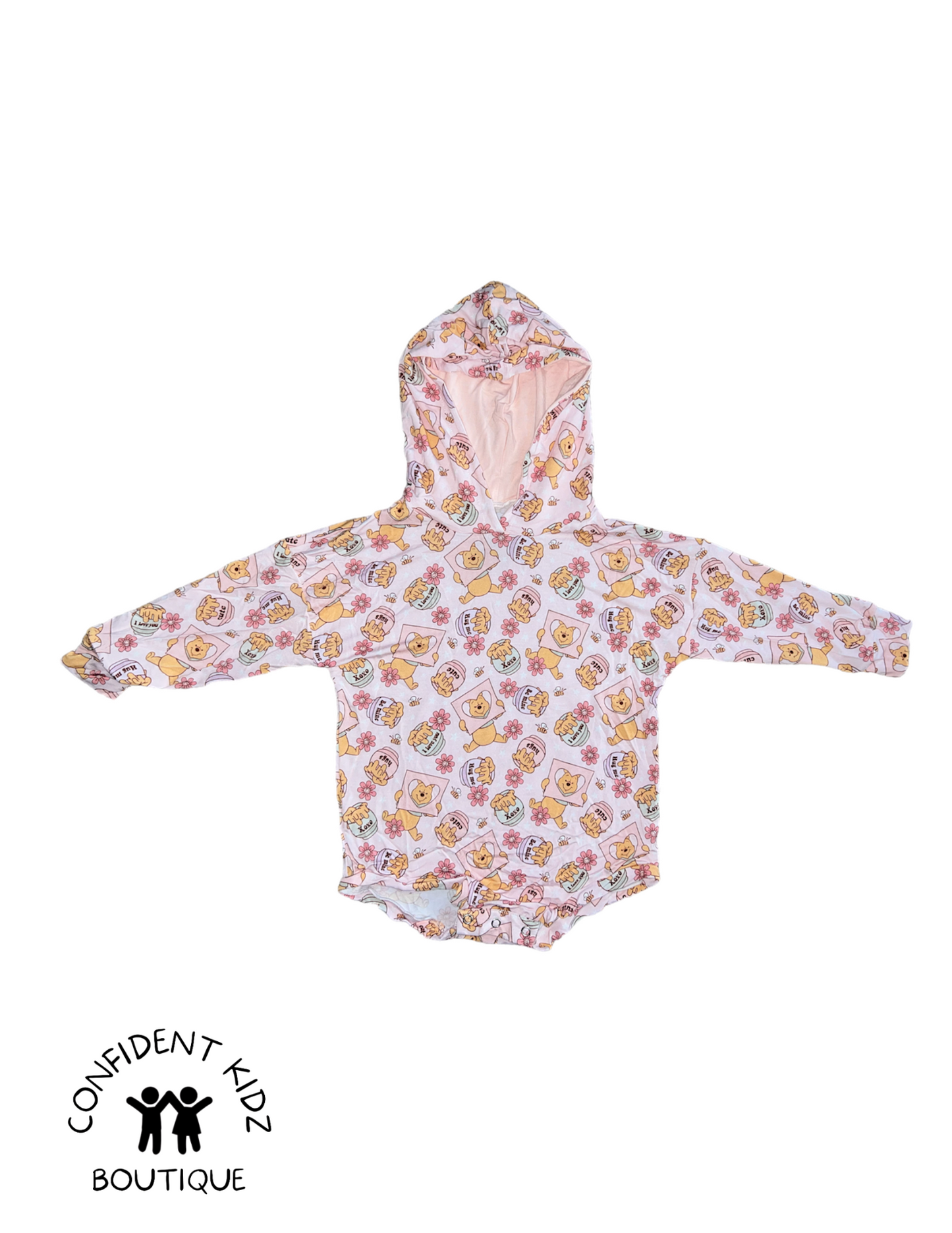Honey Bear Bamboo Onesie Hoodie
