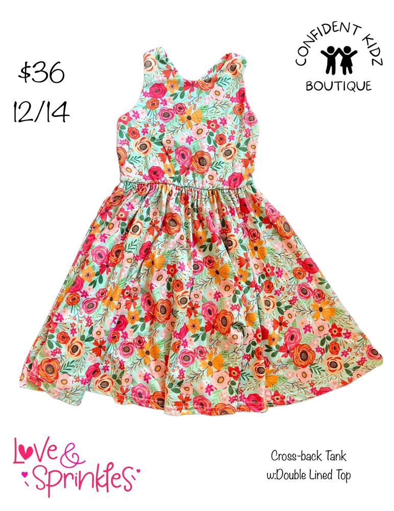 Full Bloom Cross Back Tank