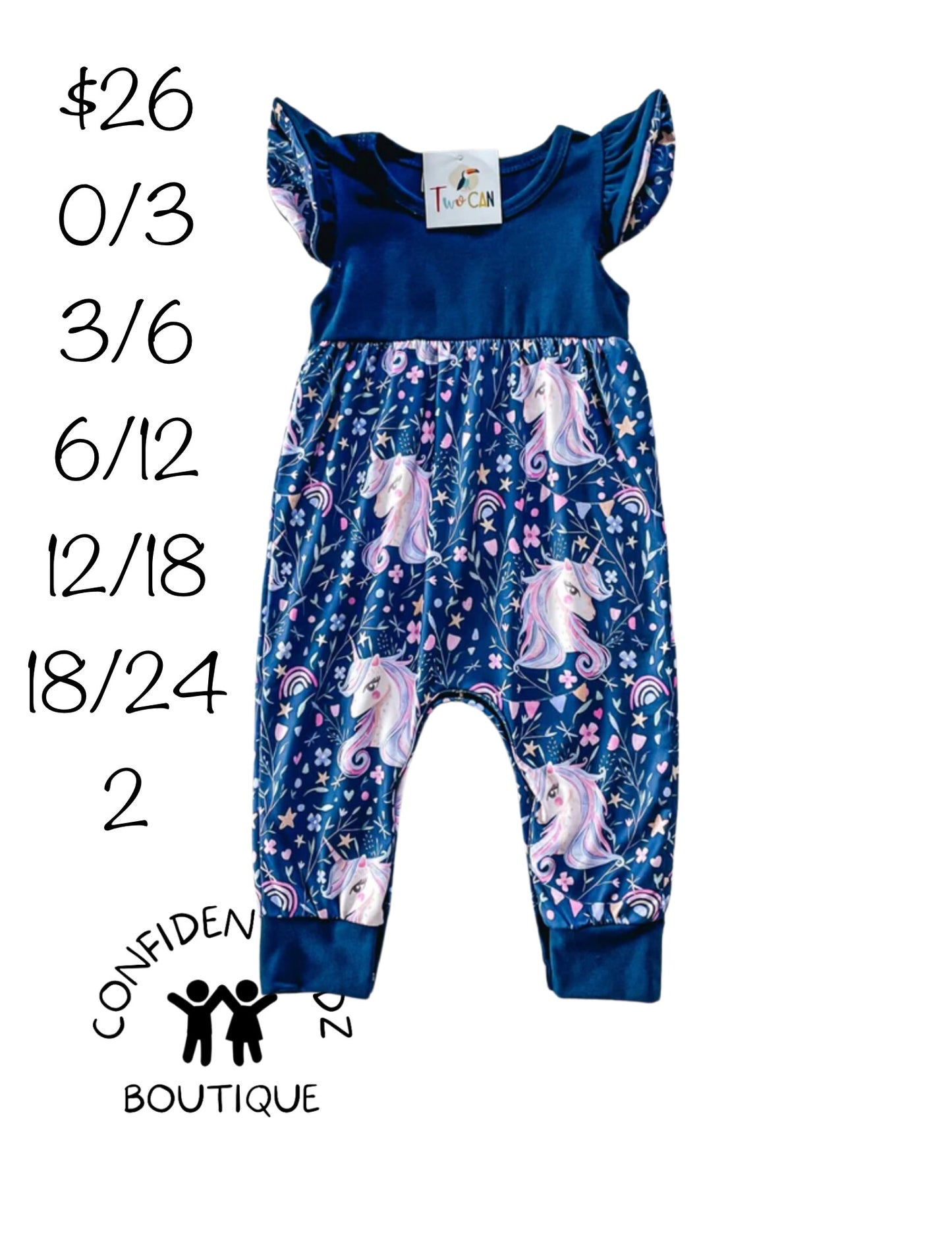 Unicorn ruffle dress