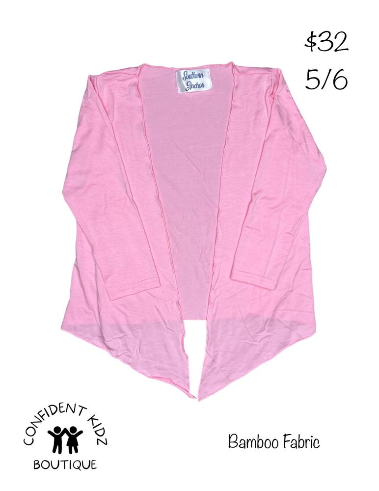 Pink Bamboo Cardigan