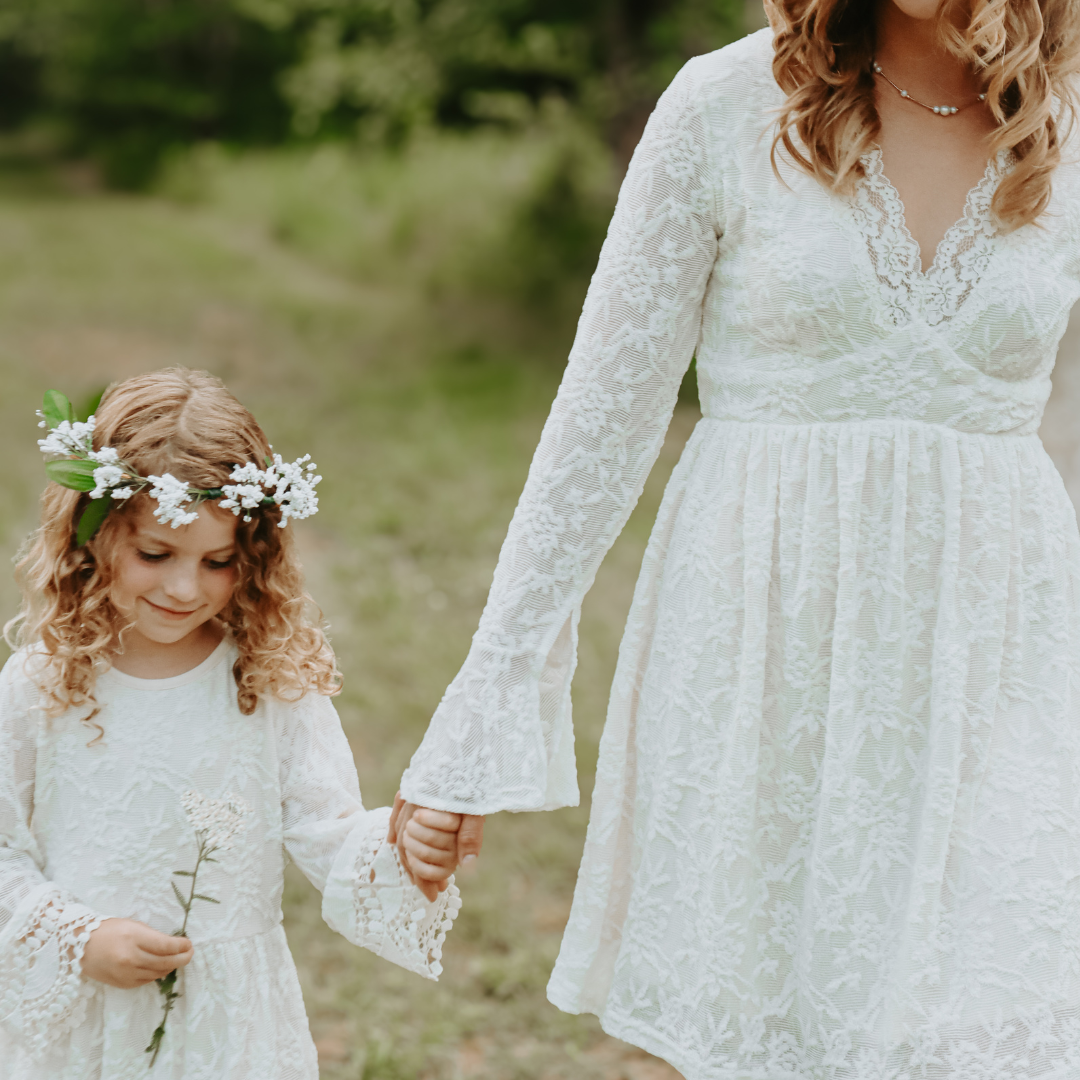 Ivory Lace Dress