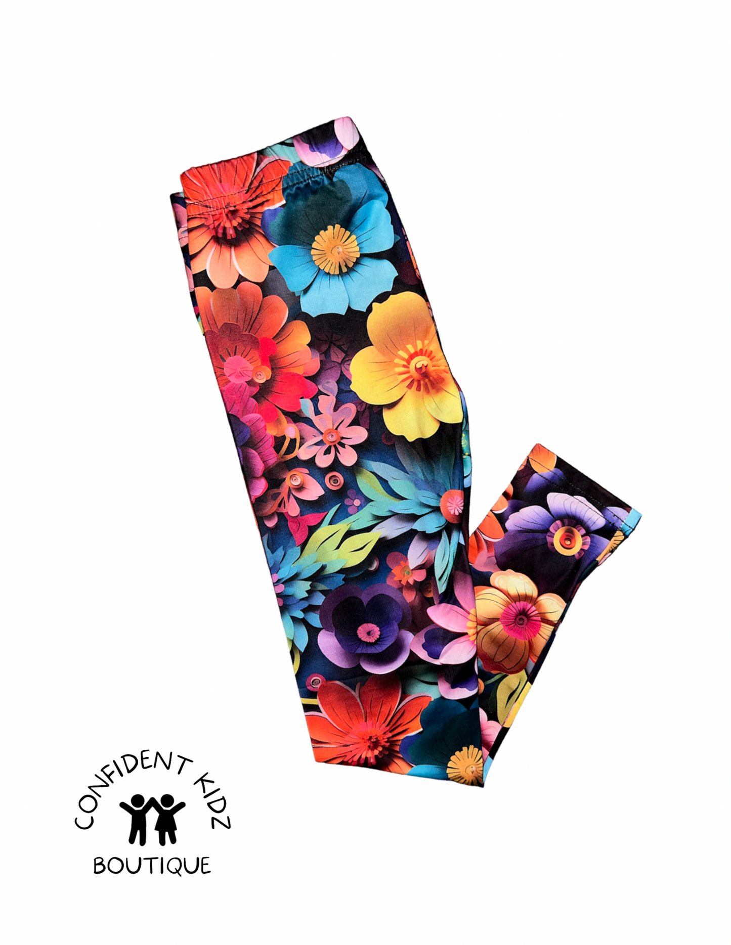 Flashy Flowers Leggings