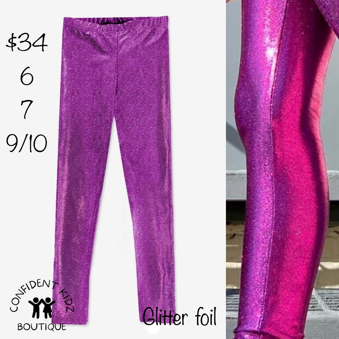 Liquid Glitter Leggings