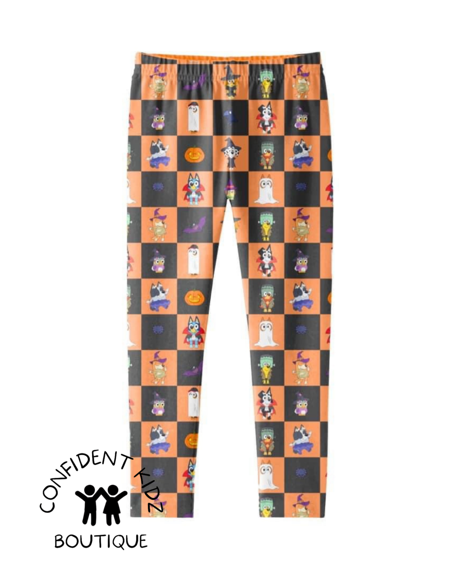 Blue Pup Halloween Leggings