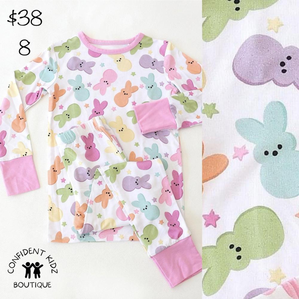 Peeps Bamboo Long Sleeve Pant Lounge Set