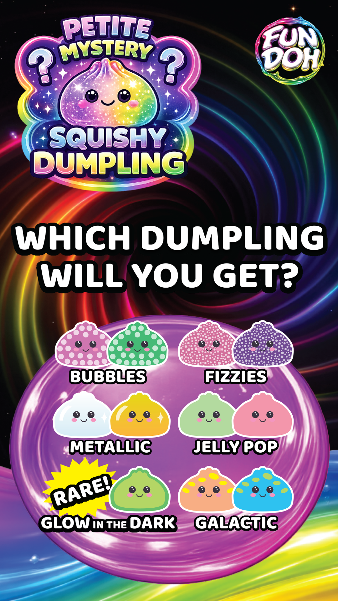 Fun Doh Mystery Mini 2.5" Dumpling