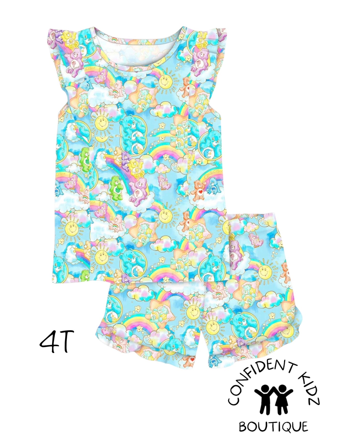 Bear Bamboo Lounge Shorts set