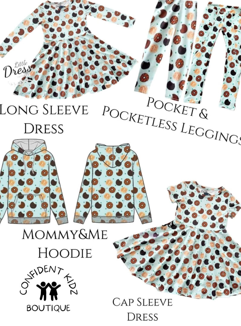 Girl Scout Cookie Pocket Dress - dark green