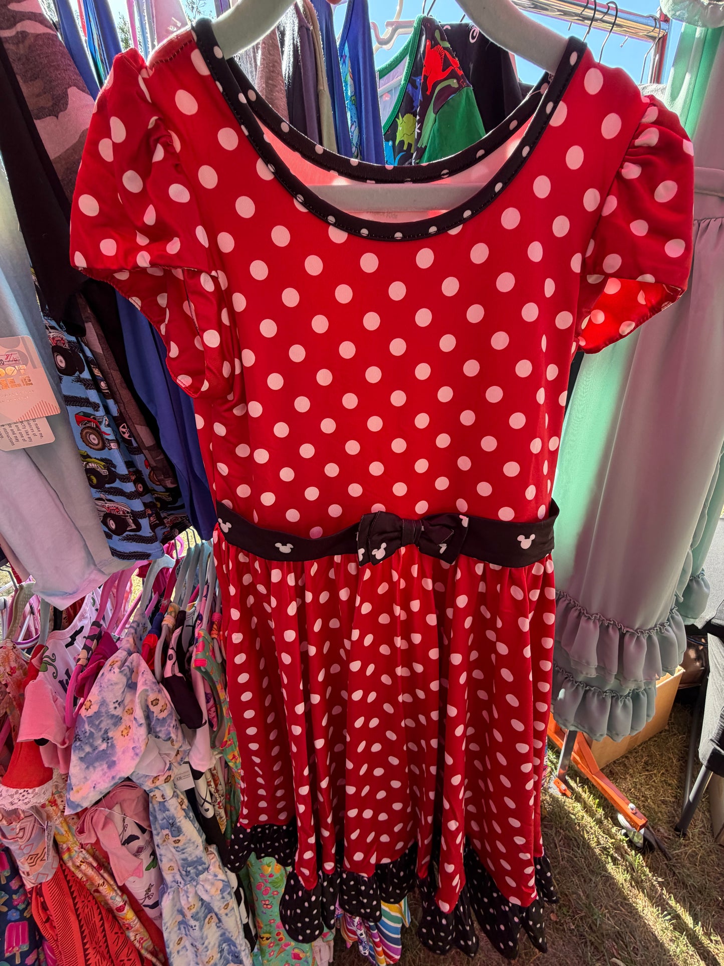 Mouse red dress