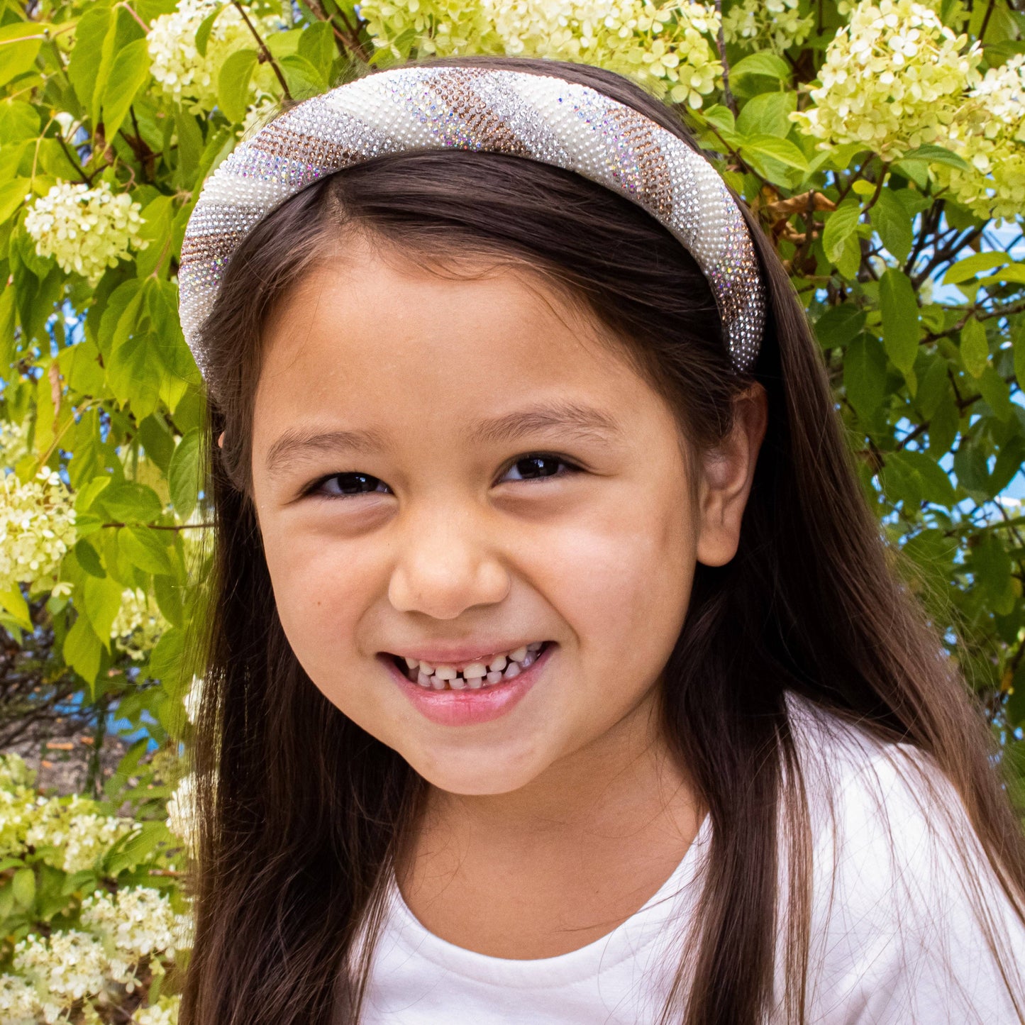 Rhinestone Headband - Padded Beaded Hair Band