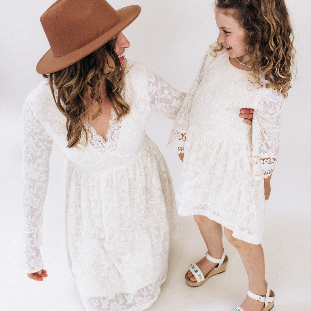 Ivory Lace Dress