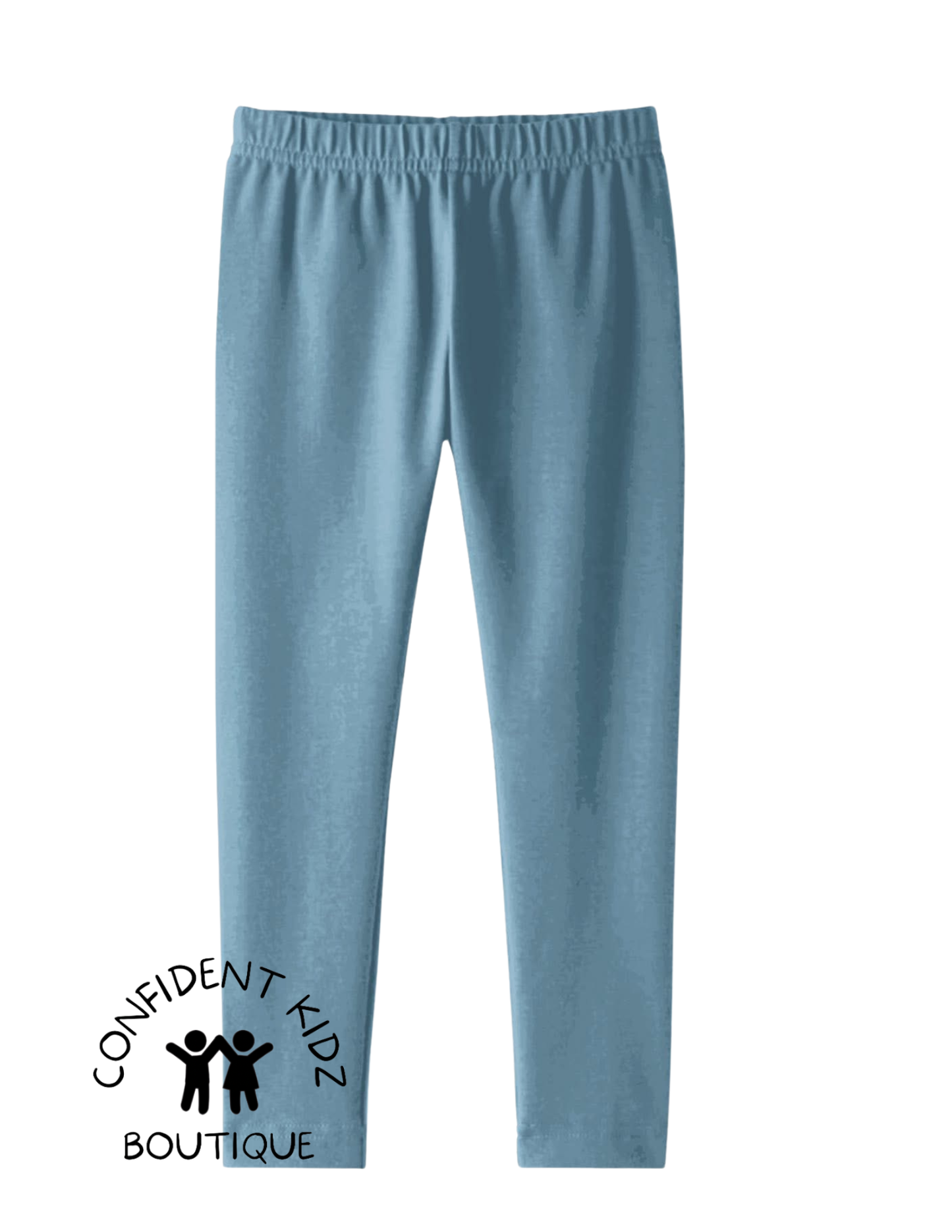 Foggy Blue Soft Leggings
