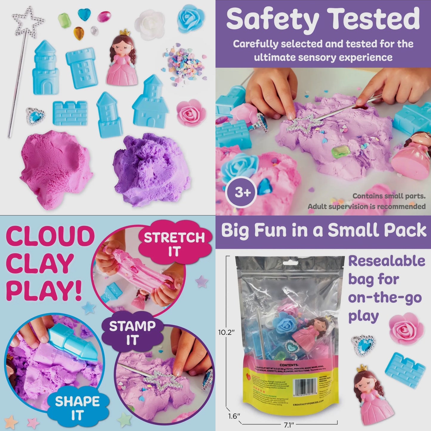 Sensory Packs On the Go Play Set for Kids
