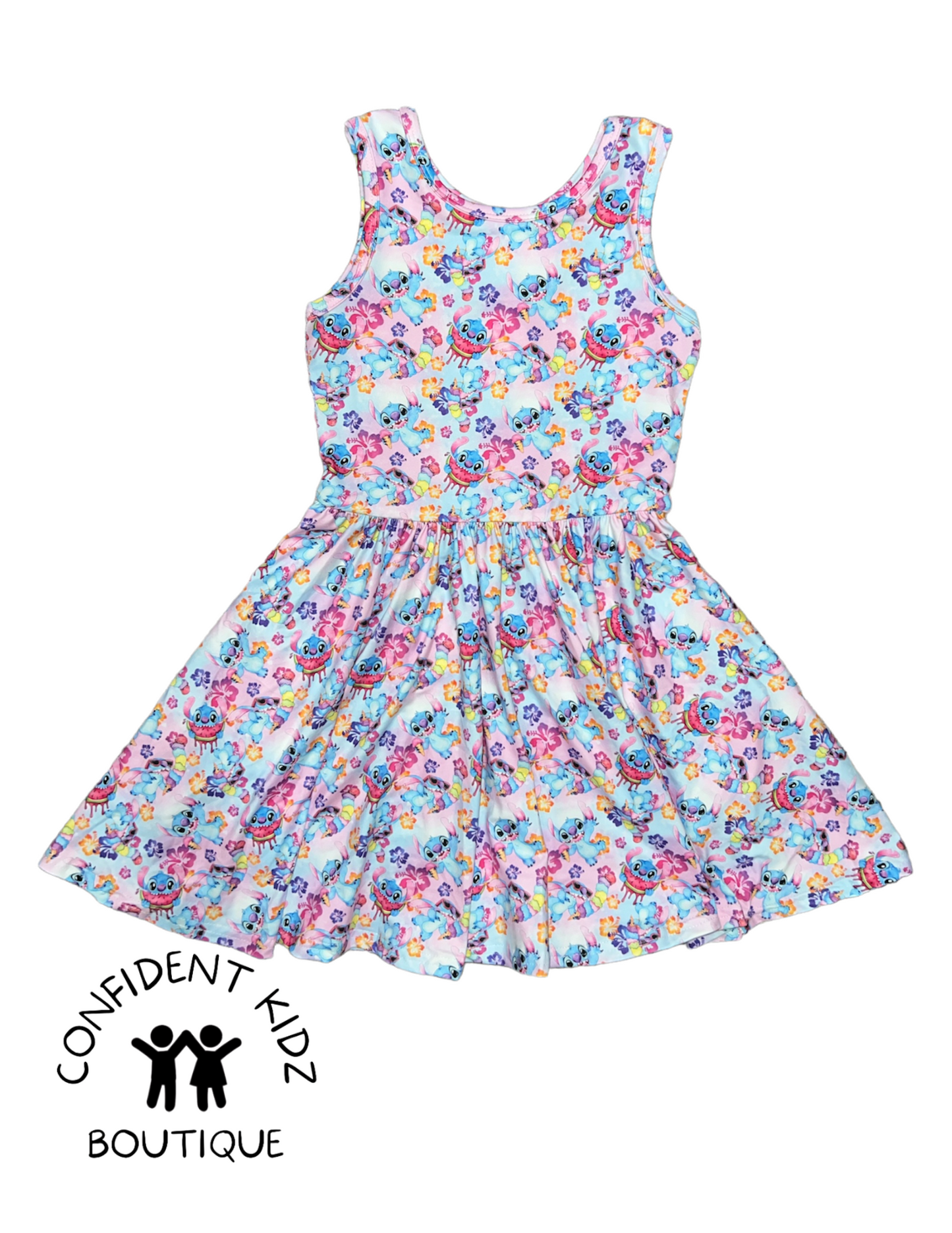 Summer Stitch Tank Dress