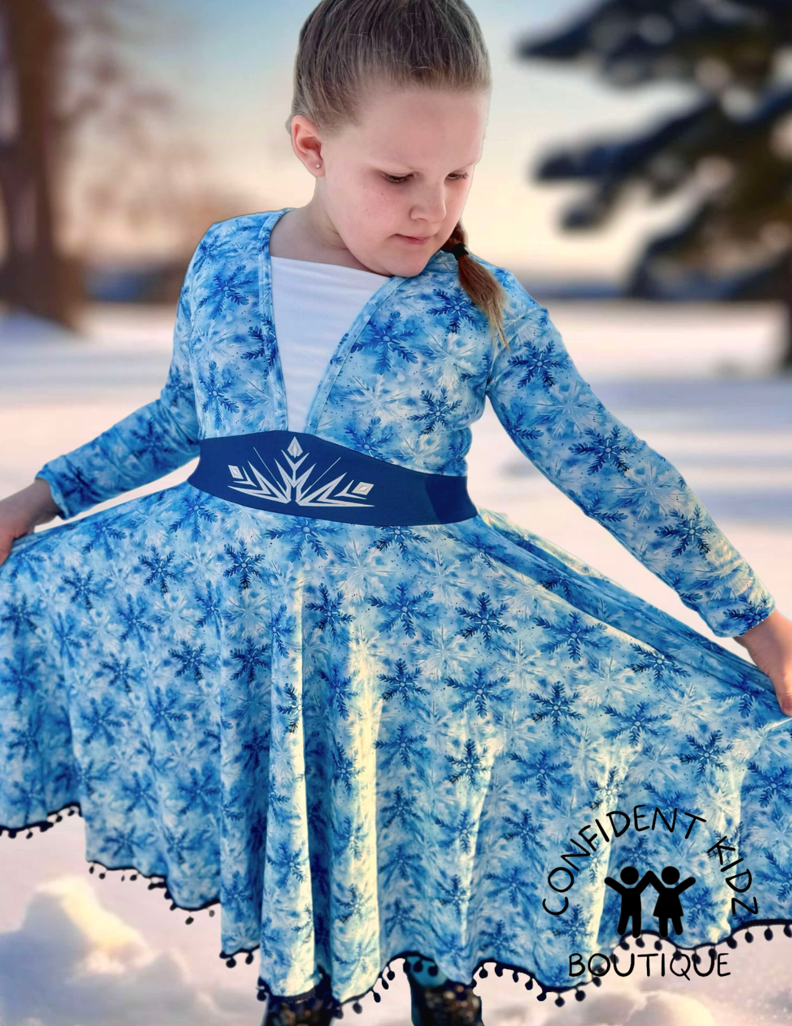 frozen winter dress Winter Elsa Dress