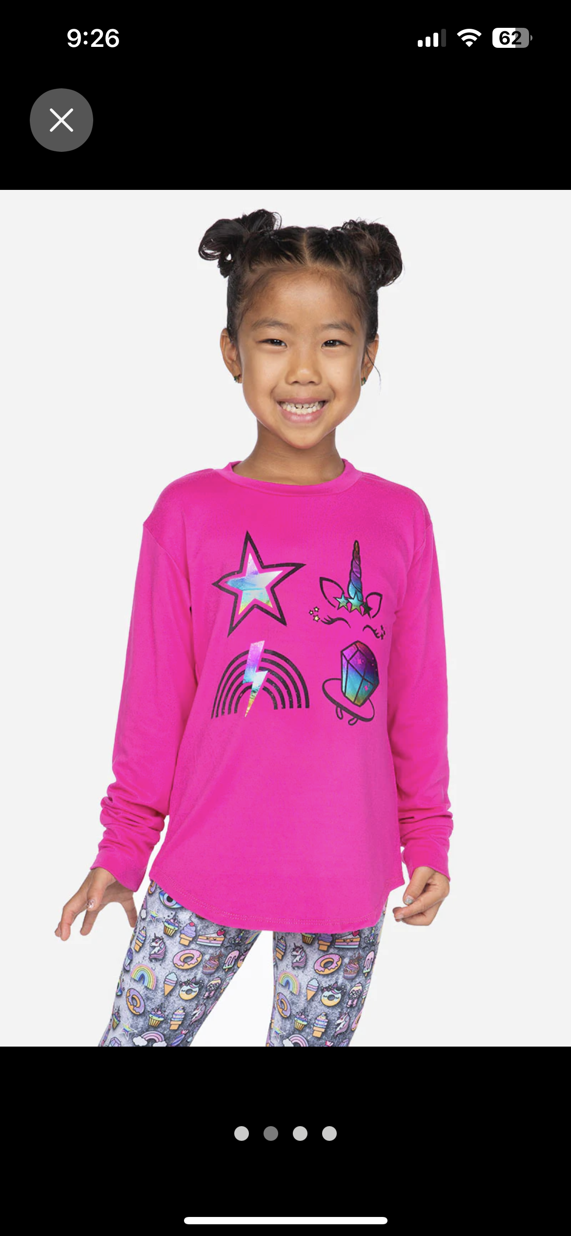 Simply Soft Long Sleeve Shirttail Top - Fuchsia Elements