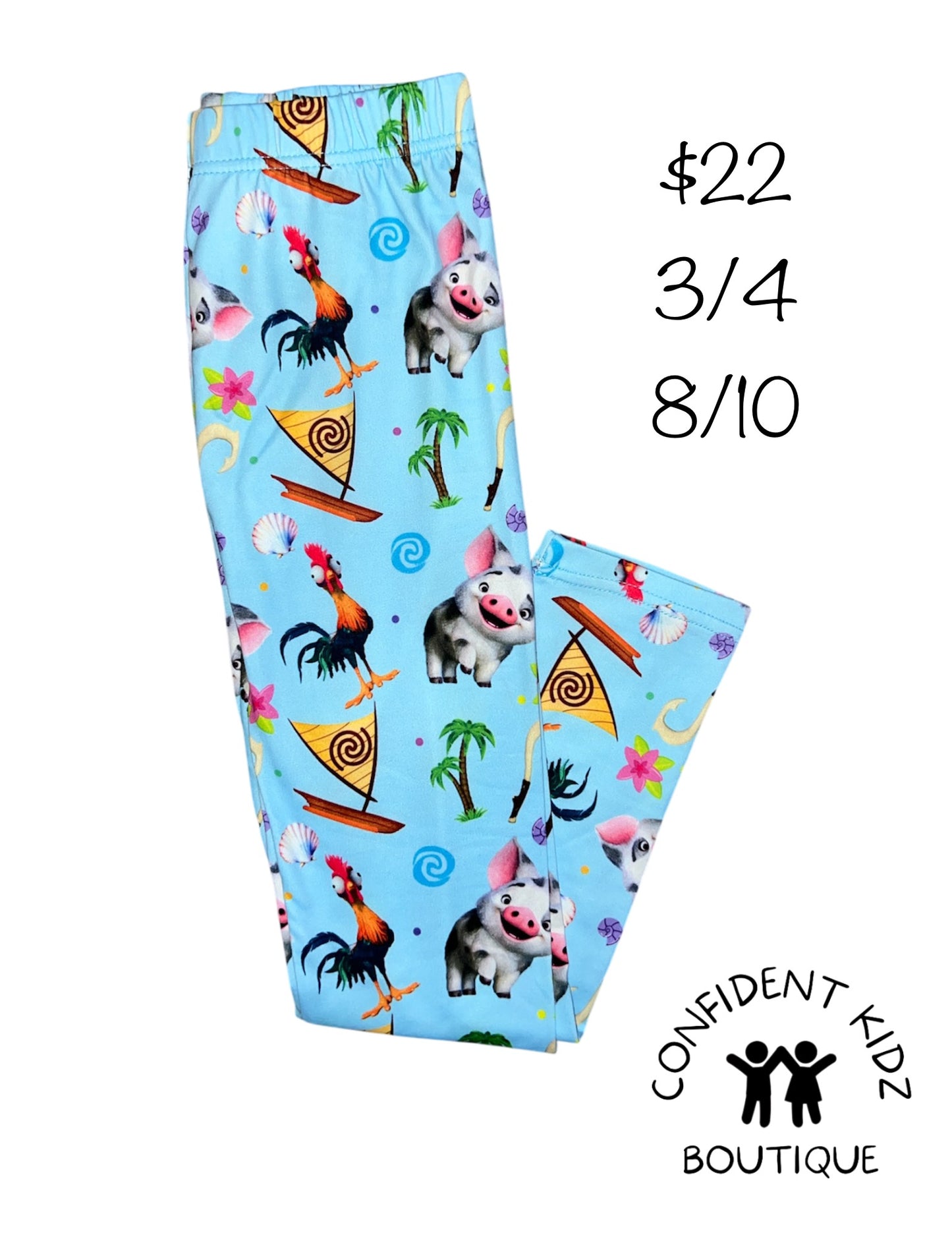 Moana friends leggings