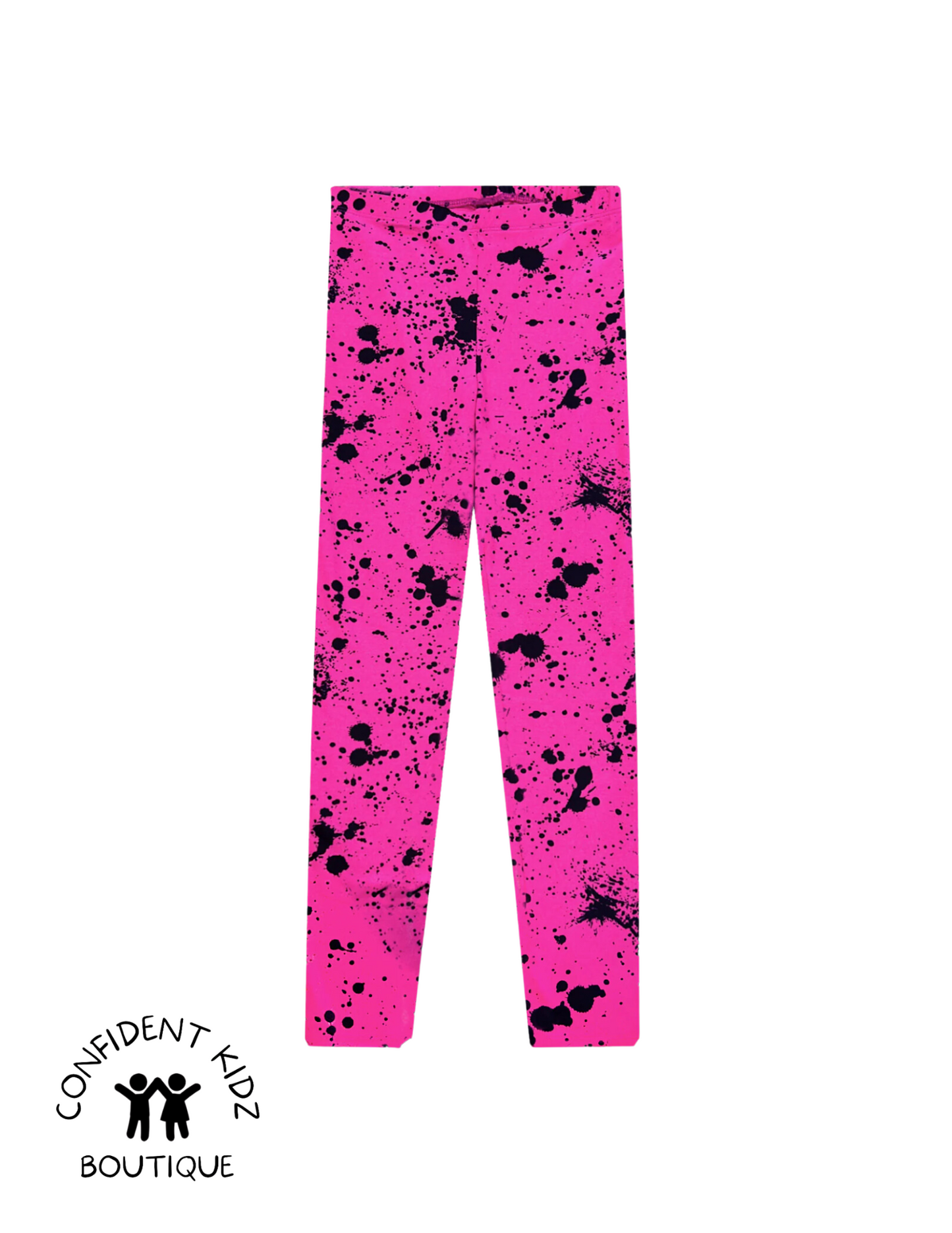 Pink Splatter Heavyweight Simply Soft Leggings