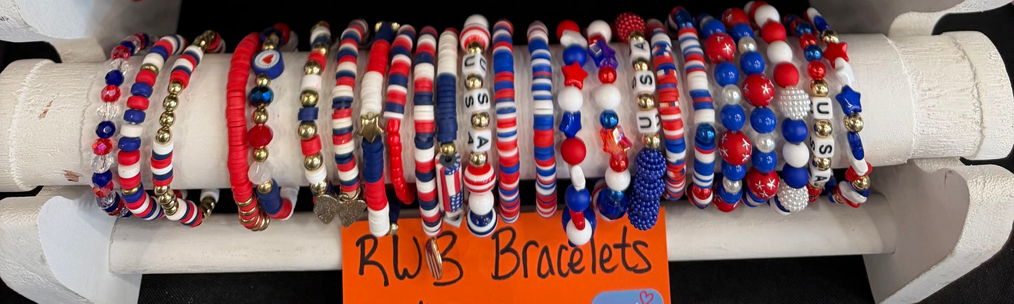 RWB bracelets