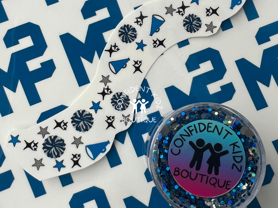 Freckle sports and cheer tattoos