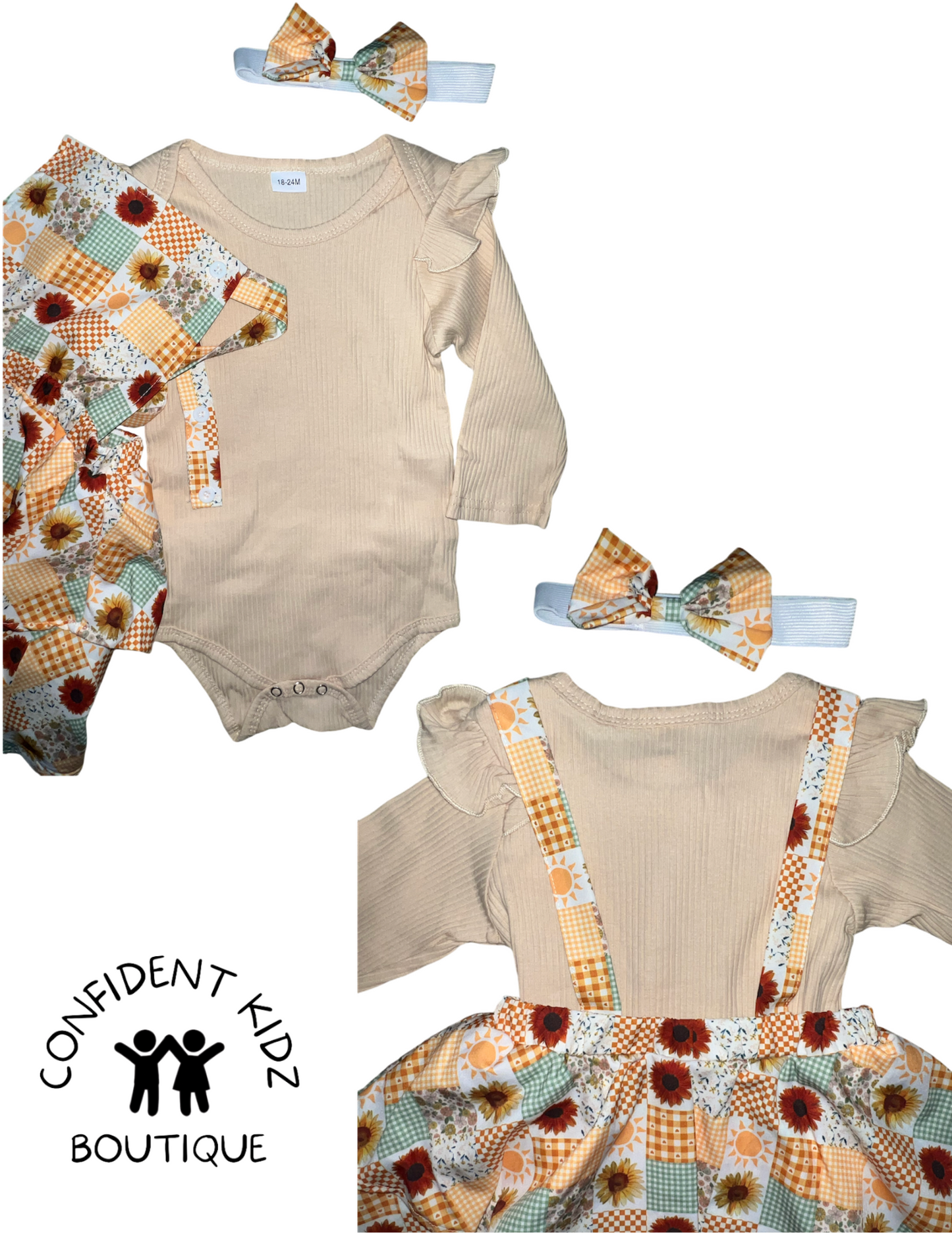 Heather Floral Suspender Dress