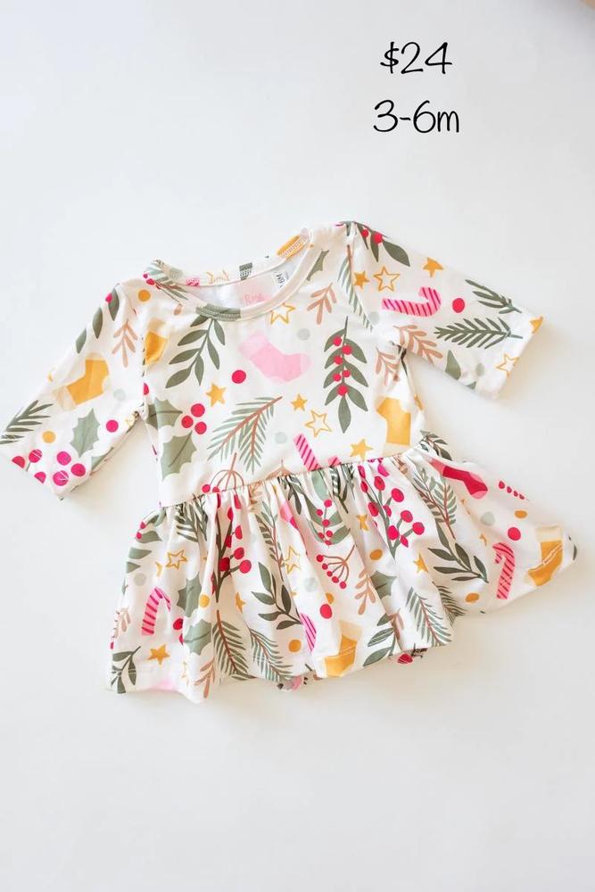 Holly Jolly Twirl Onesie