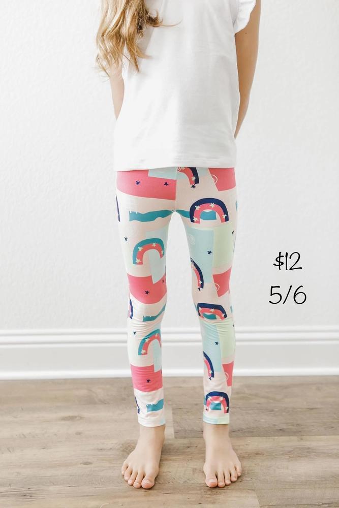 Rainbow Watermelon Leggings