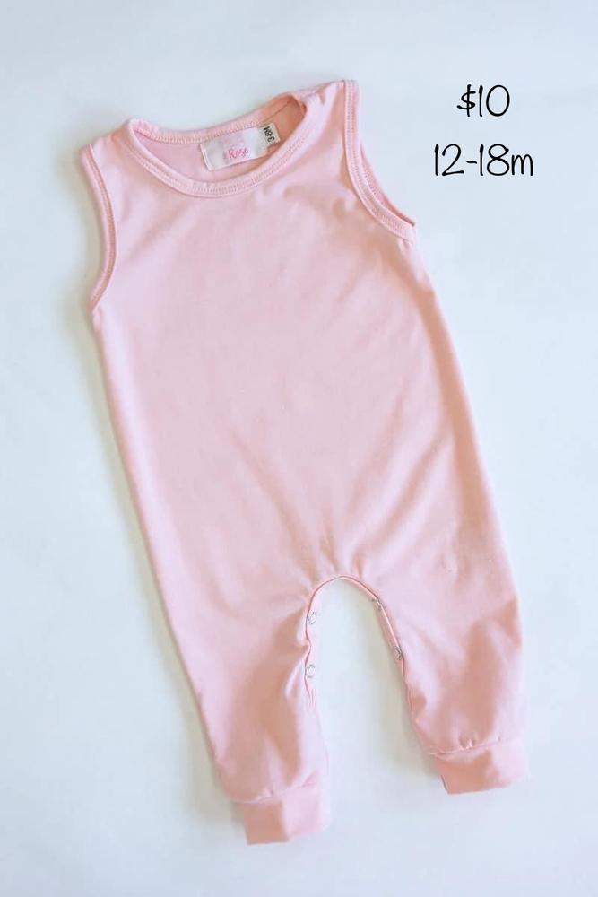 Vintage Pink Tank Jogger