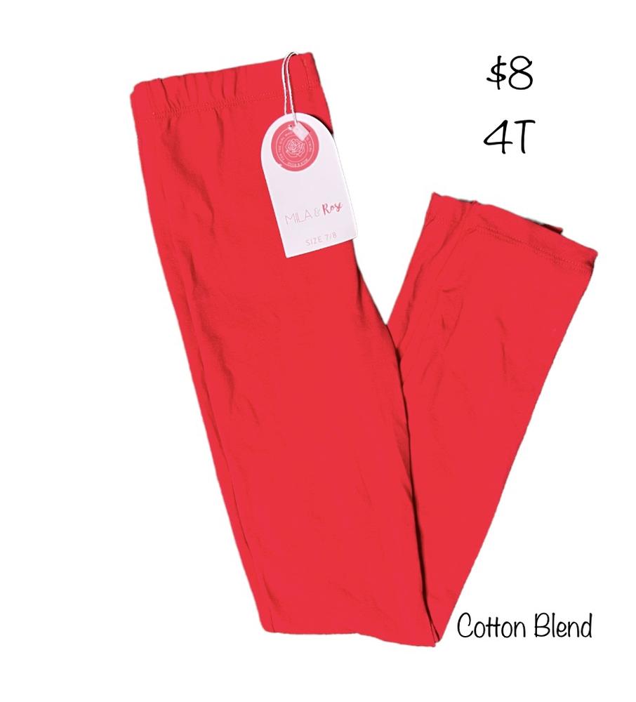 Clearance Red Leggings