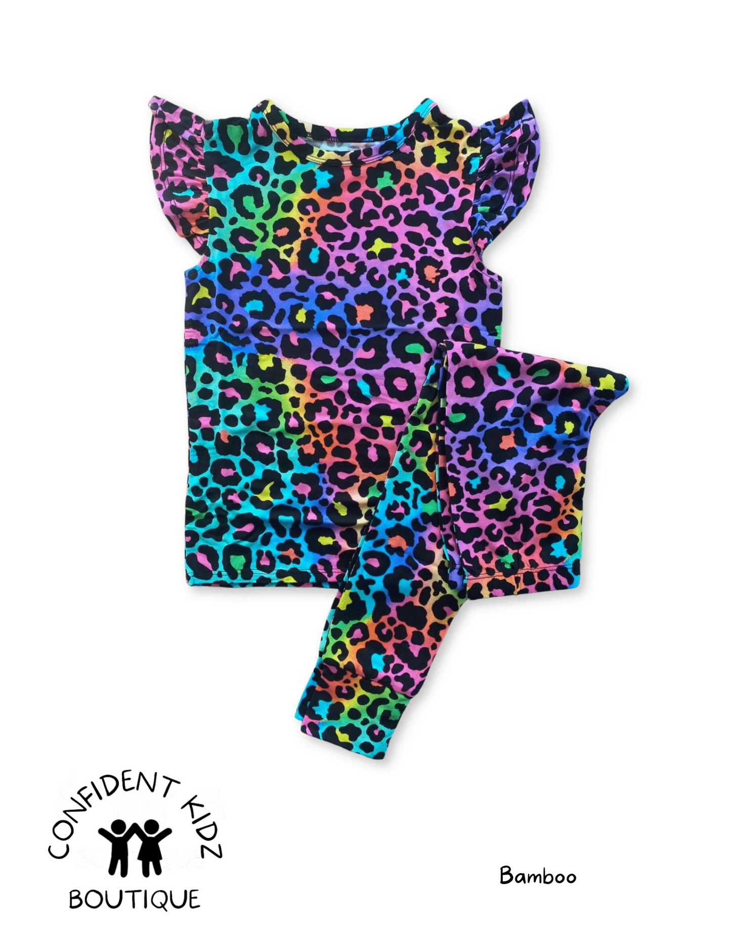 Retro Leopard Bamboo Lounge