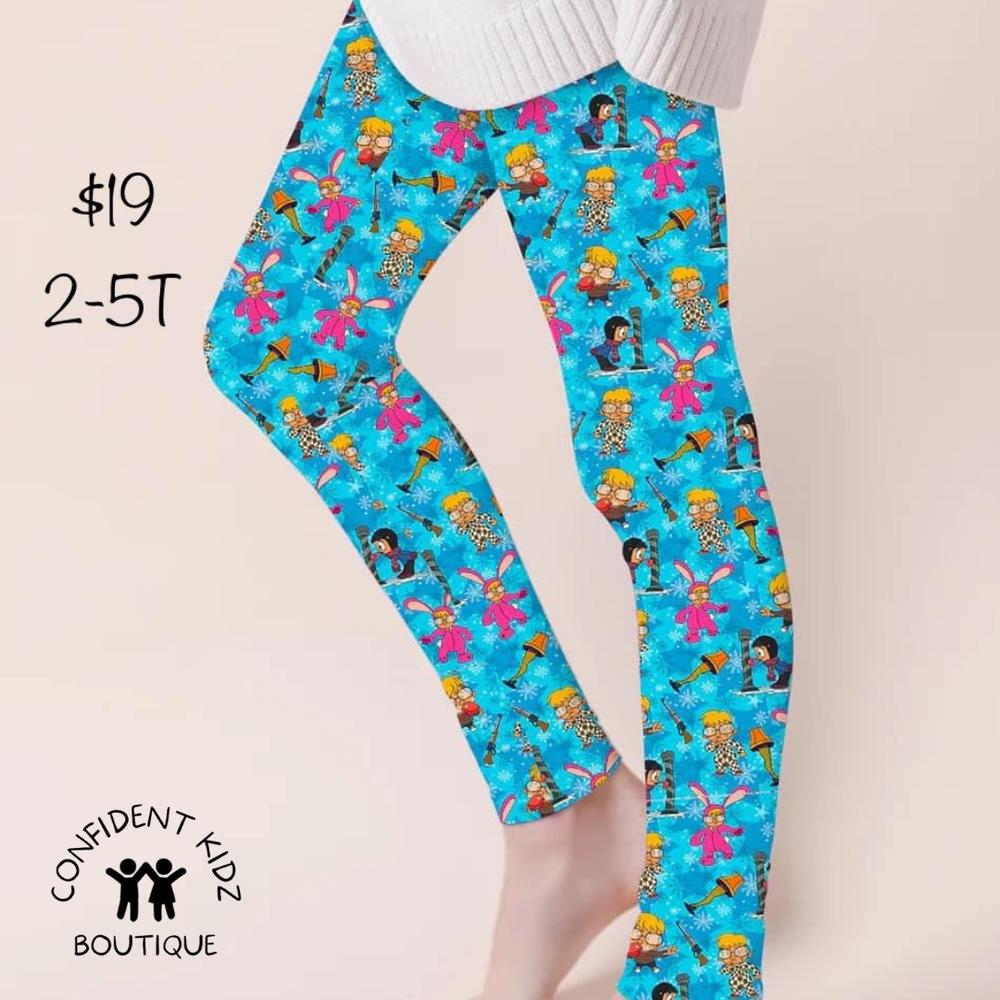 Ralphie's Christmas Casual Cloud Soft Yoga Band Leggings