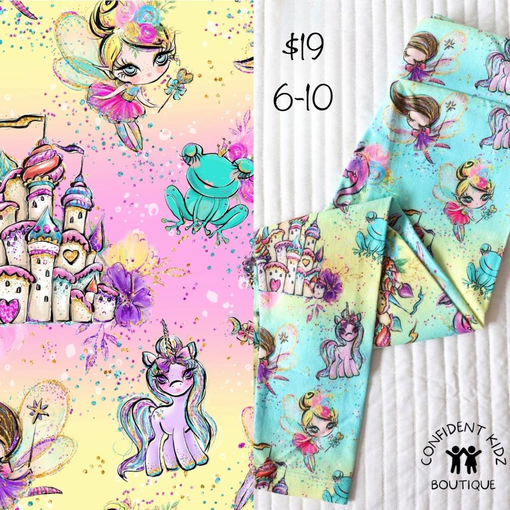 Princess Ponies Casual Cloud Soft Yoga Band Leggings