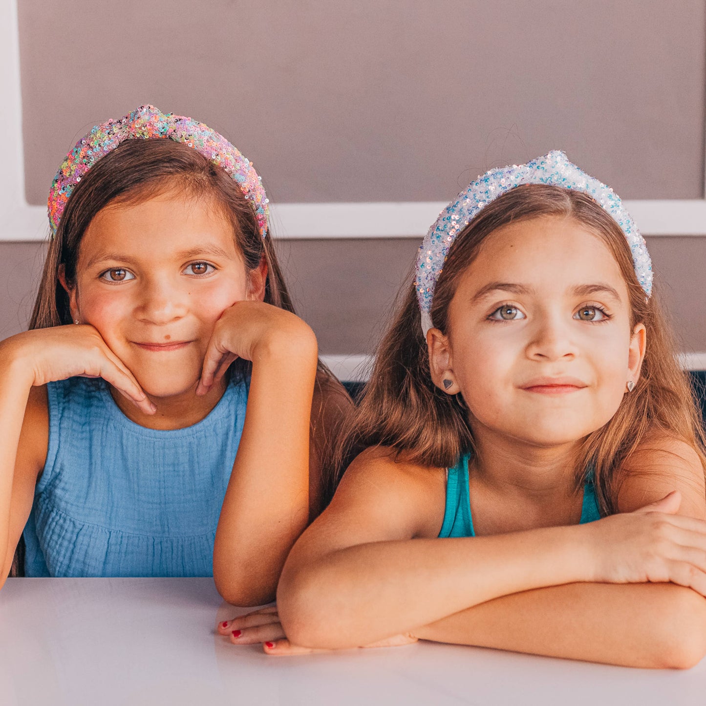 Sequin Knot Headbands - multiple colors