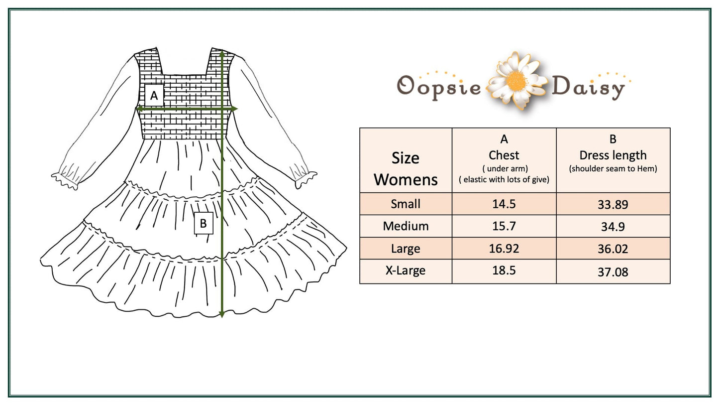 Women's Grace Winter Floral Dress- Mommy & Me