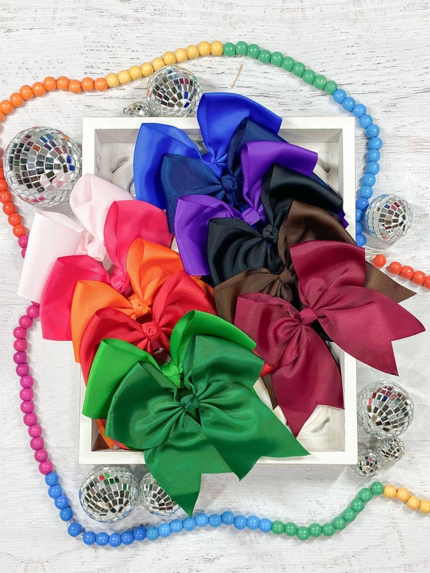 6” Cheer Bow - Alligator Clip