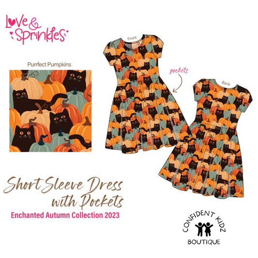 Purrfect Pumpkin Dress