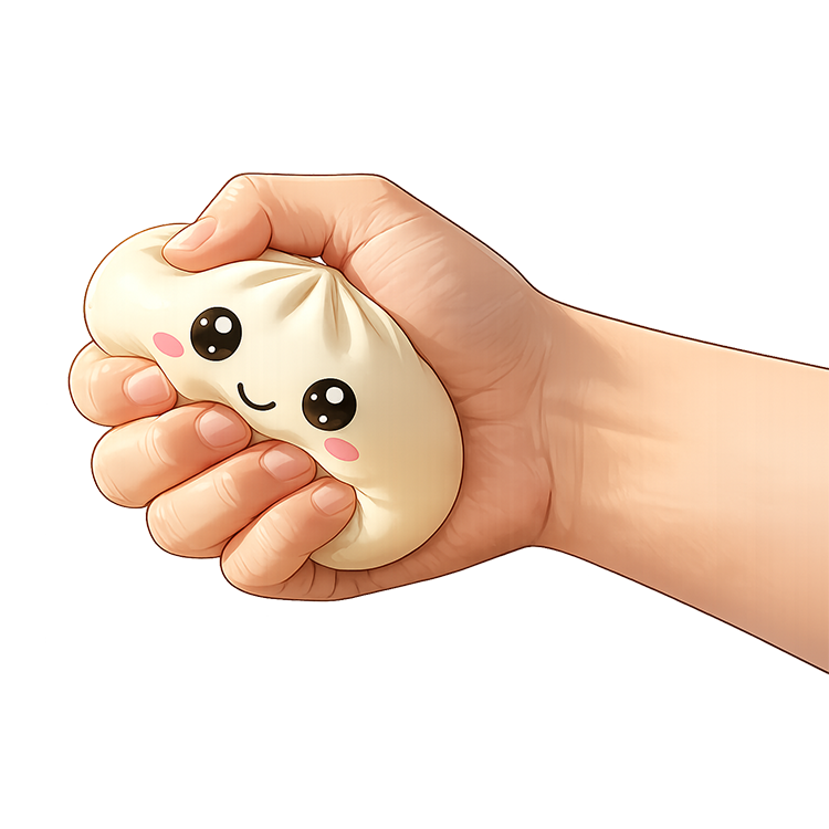Fun Doh Mystery Slow Rise Dumpling Squish Toy