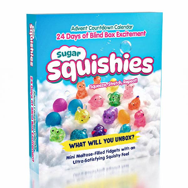 Sept Pre-order - Sugar Squishies® Mini Maltose Fidget Toys 24-Day Advent Countdown Calendar (24pc)