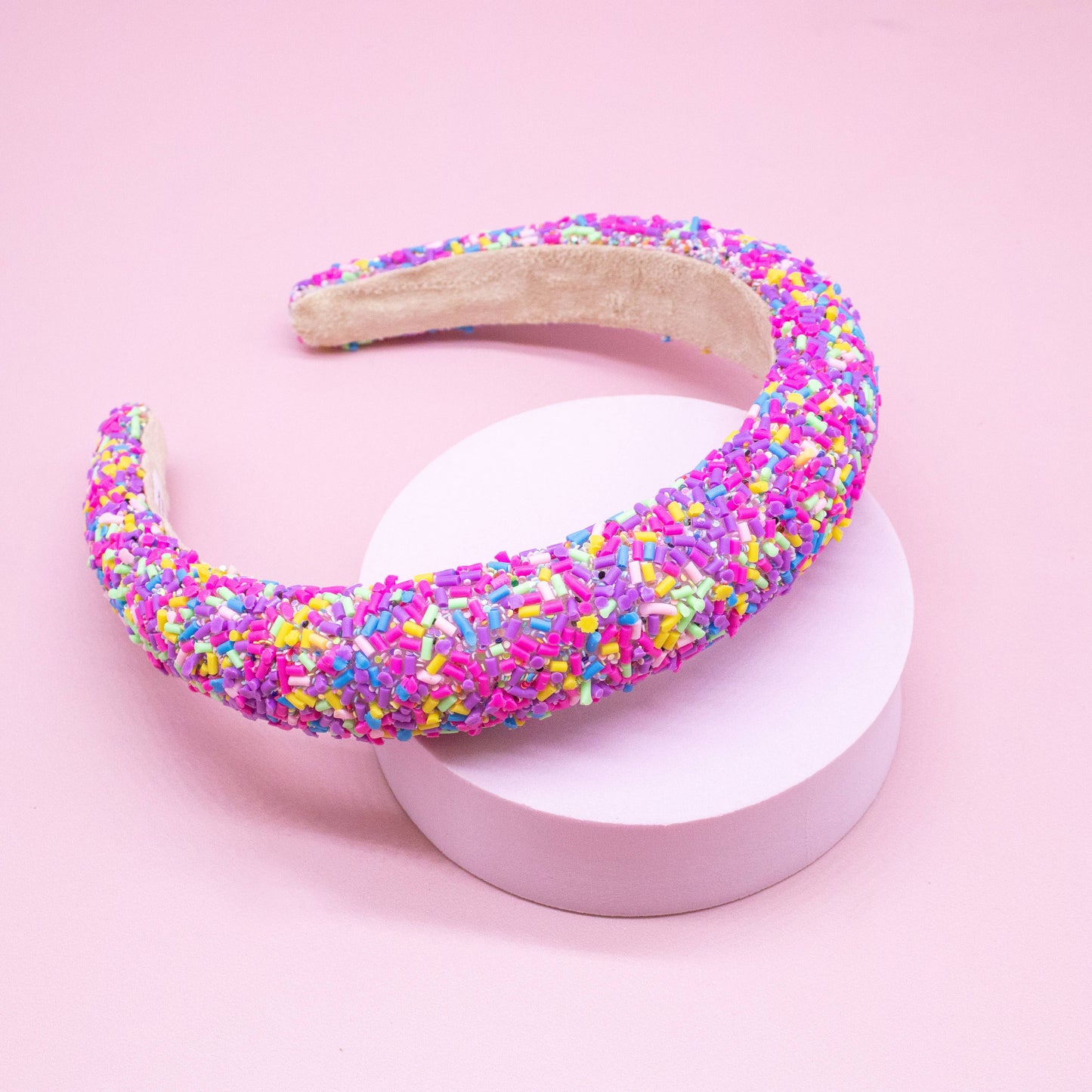 Padded Sprinkles Headband - Confetti Hair Band