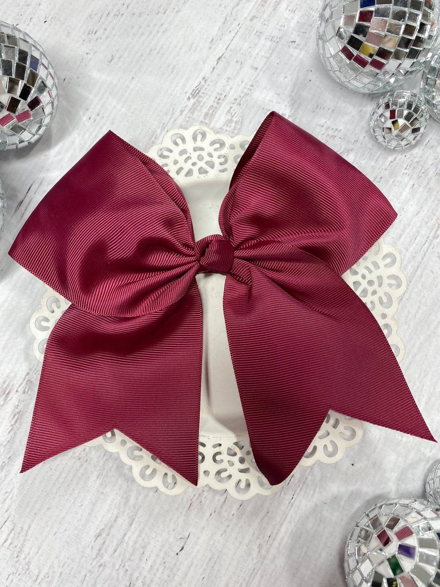 6” Cheer Bow - Alligator Clip