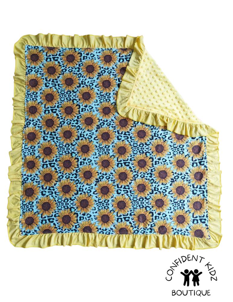 Sunflower Minky Blanket