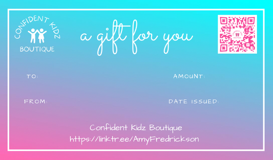 Confident Kidz Boutique Gift Card