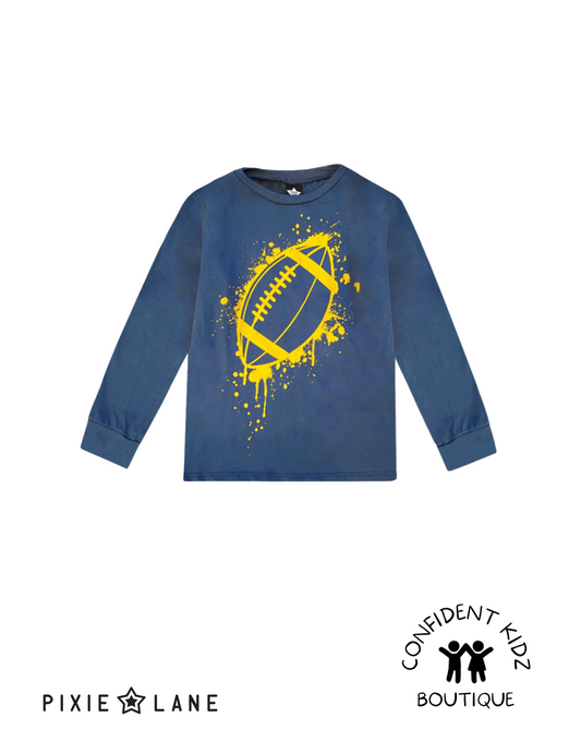 Long Sleeve Football T-Shirt