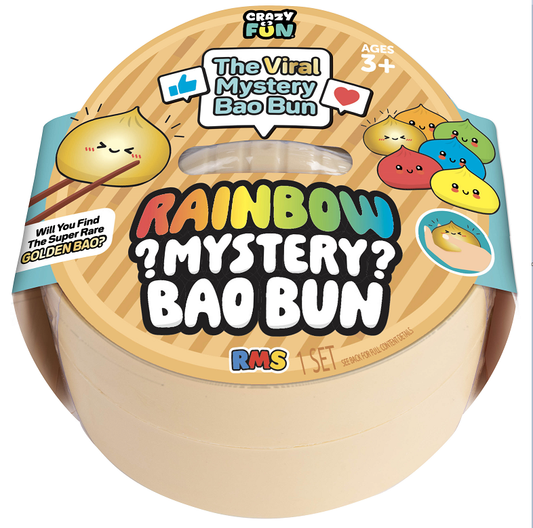 Mid July Pre Order - Crazy Fun Official RMS Mystery Bao Bun – Rare Rainbow Chase