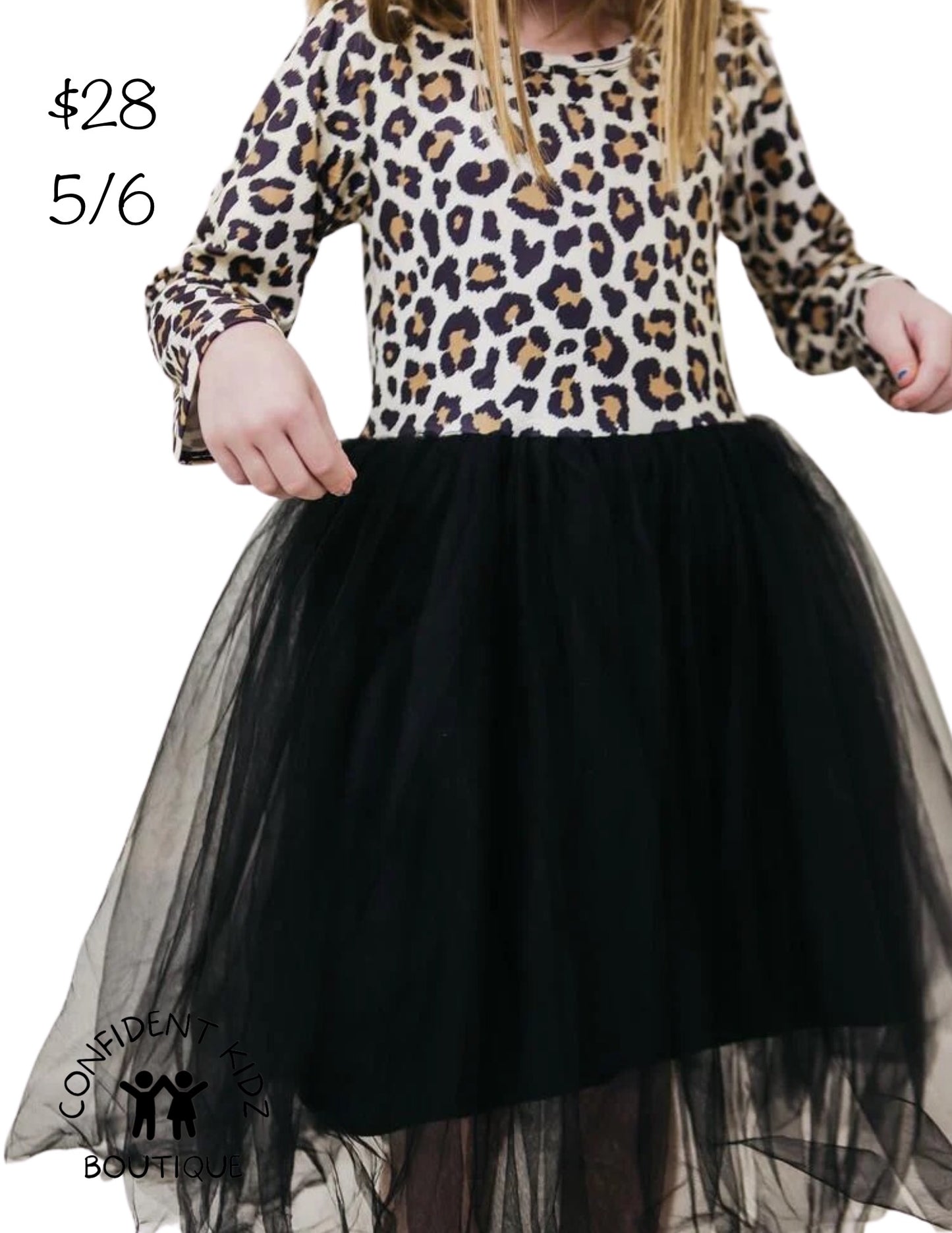 Leopard Tulle Dress