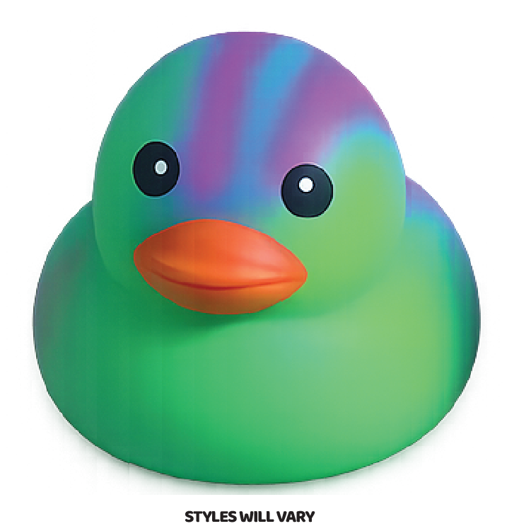 Fun Doh Squishy Tie Dye Duck Toy