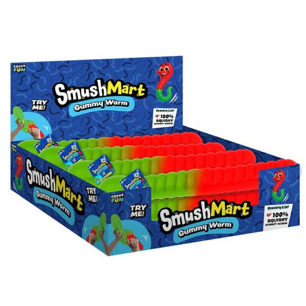 RMS® SmushMart™ Giant 15" Gummy Worm Squishy - Nov arrival