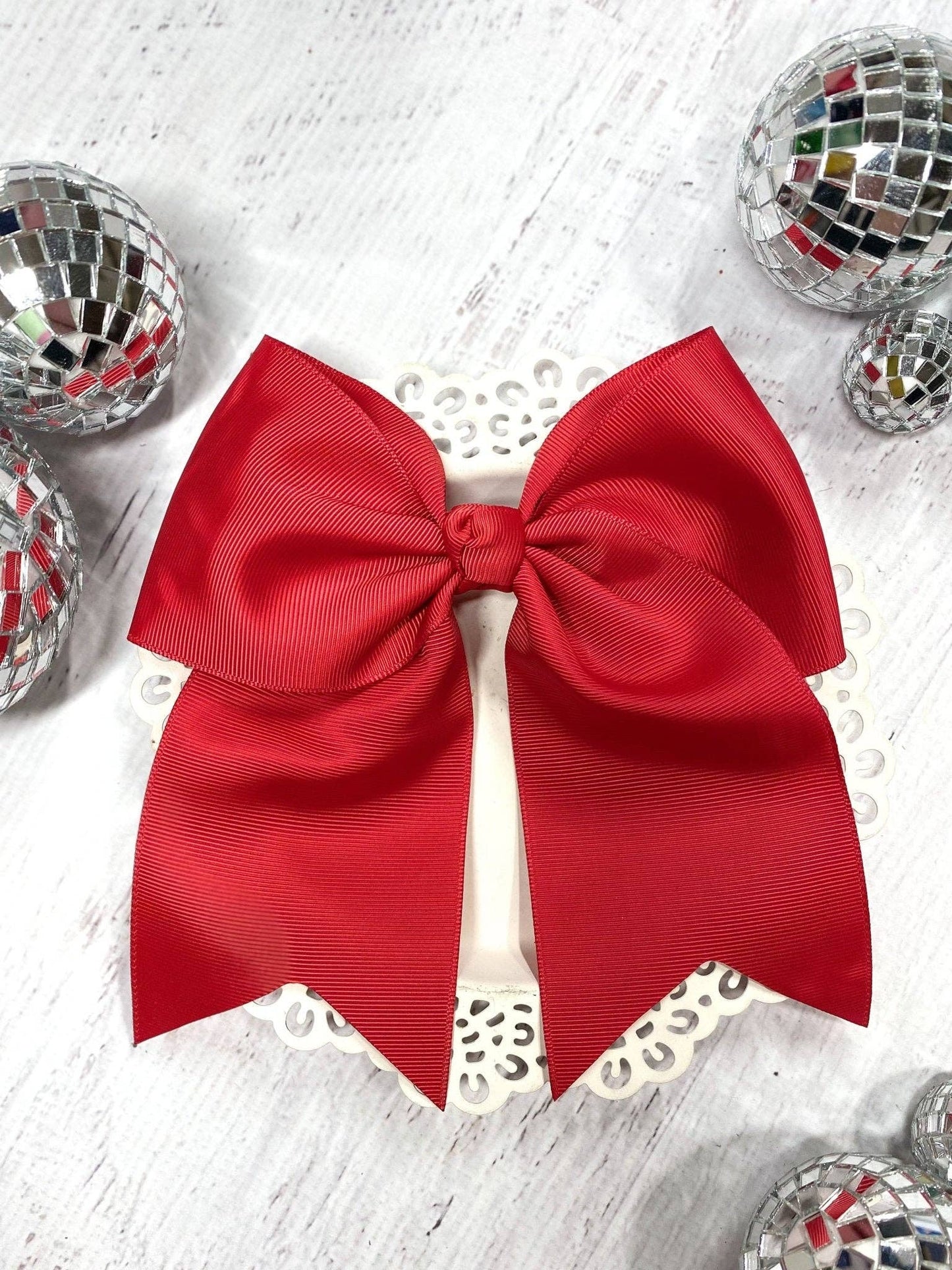 6” Cheer Bow - Alligator Clip