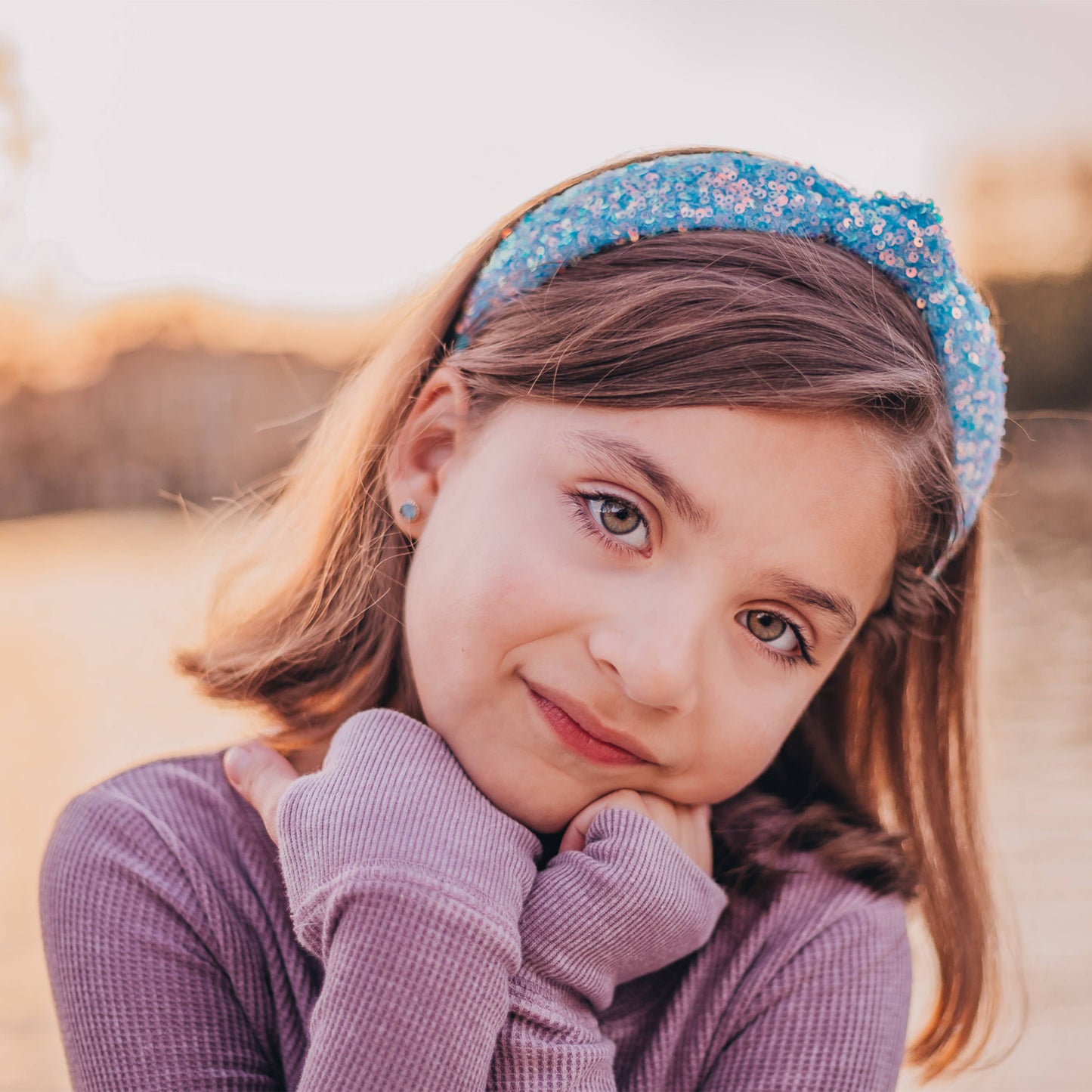 Sequin Knot Headbands - multiple colors